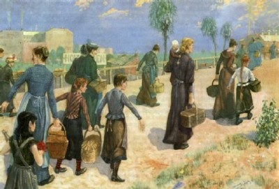 Hans Baluschek: Mittag, 1894
