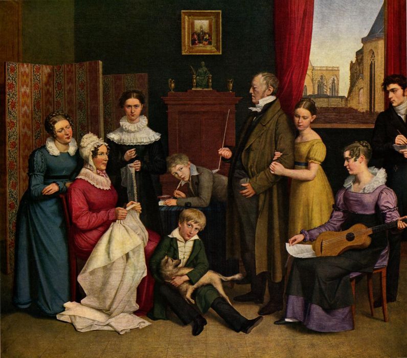 Karl Begas d.&Auml;.: Familie Begas, 1821