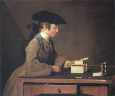 Jean-Baptist Chardin: Das Kartenhaus, um 1736/37