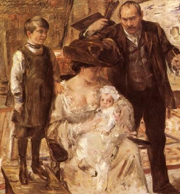 Lovis Corinth: Der K&uuml;nstler und seine Familie, 1909