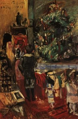 Lovis Corinth: Weihnachtsbescherung, 1913