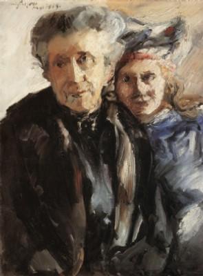 Lovis Corinth: Gro&szlig;mutter und Enkelin, 1919
