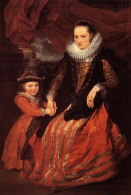 Anthonis van Dyck: Susanna Fourment und ihre Tochter, um 1621