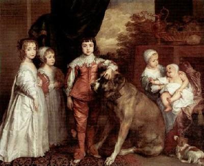 Anthonis van Dyck: Die f&uuml;nf &auml;ltesten Kinder Charles I, 1637