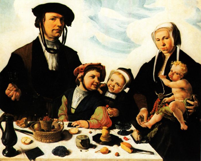 Heemskerck: Familienbild, um 1530