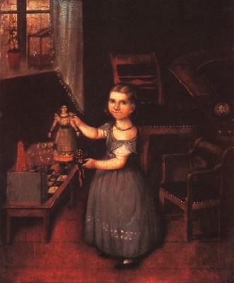Spielendes M&auml;dchen der Familie von der Lieth, 1832