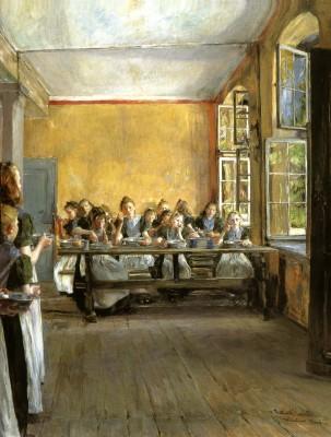 Gotthardt Kuehl: Im Danziger Waisenhaus, um 1900