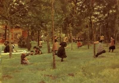 Max Liebermann: Spielende Kinder, 1882