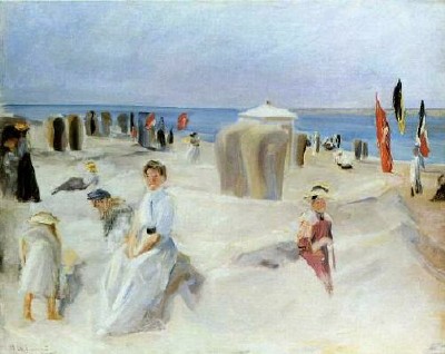 Max Liebermann: Am Strand von Nordwijk, 1908