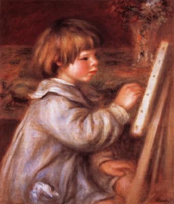 Pierre-Auguste Renoir: Claude vor der Staffelei, 1907