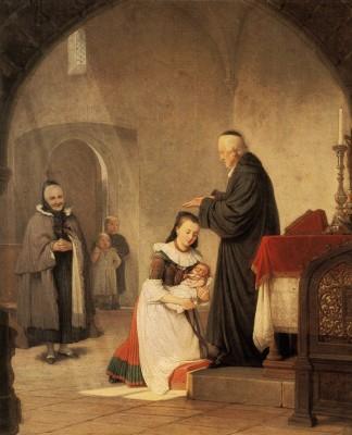 Carl Schr&ouml;der: Die Einsegnung