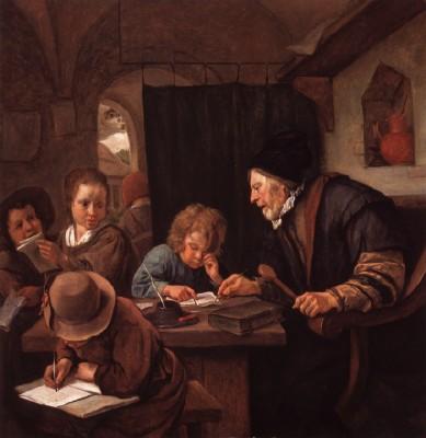 Jan Steen: Der strenge Schulmeister, um 1668