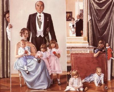 Winfried Tonner: Gro&szlig;es Regensburger Familienbild, 1984/85