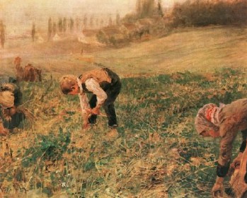 Uhde: Beim Ährenlesen, 1889