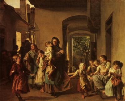 Ferdinand Georg Waldm&uuml;ller: Nach der Pf&auml;ndung, 1859