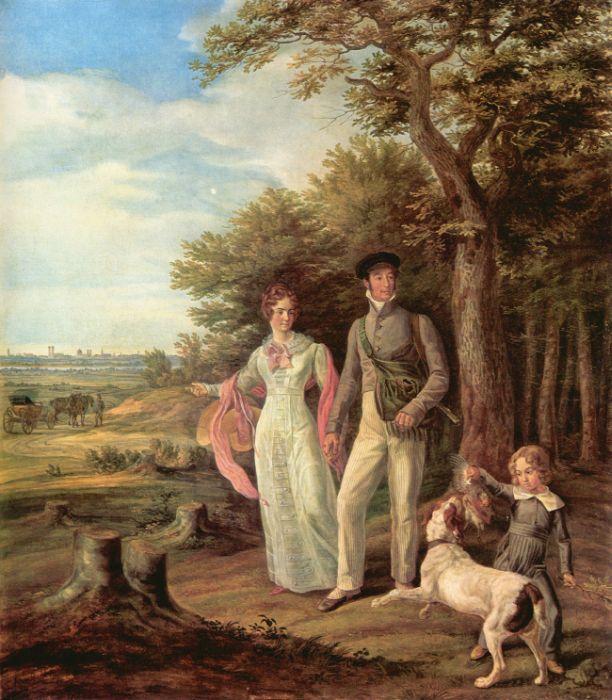 Albrecht Adam: Familienbildnis, 1825
