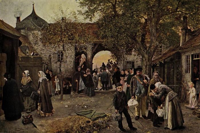 Christian Ludwig Bokelmann: Abschied der Auswanderer, 1882