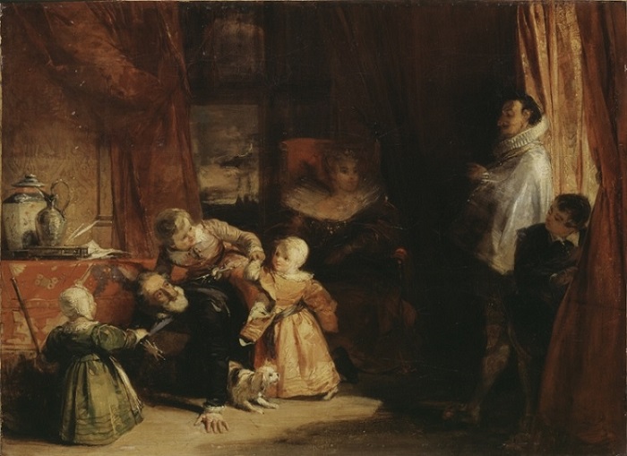 Richard Parkes Bonington: Heinrich der IV. und der Botschafter von Spanien, 1827-1828