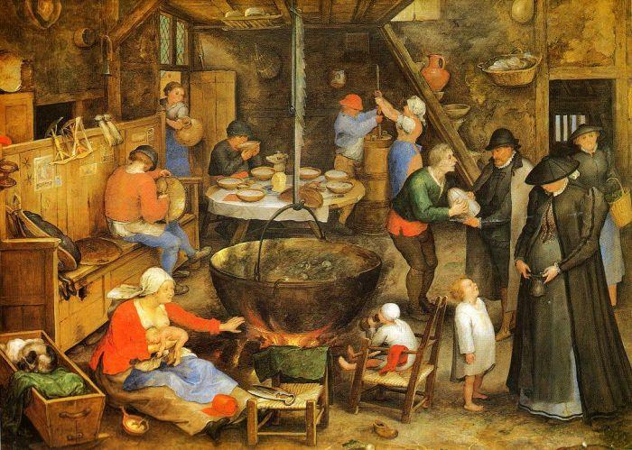 Jan Brueghel d.&Auml;.: Besuch auf dem Pachthof, um 1597