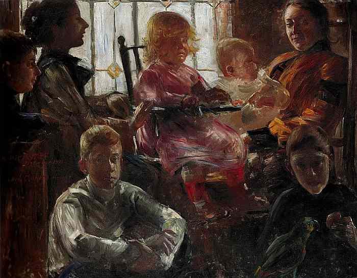 Lovis Corinth: Familie des Malers Fritz Rumpf, 1901