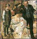 Lovis Corinth, Der Künstler und seine Familie, 1909