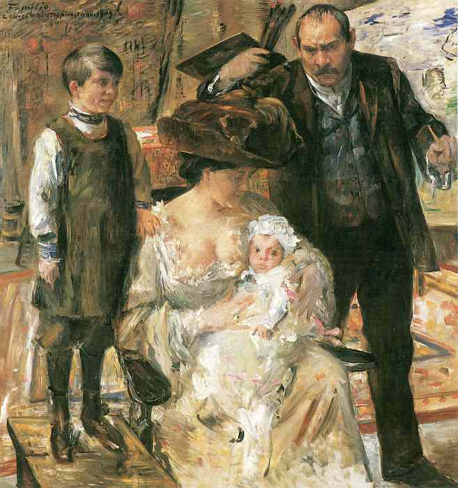 Lovis Corinth: Der Künstler und seine Familie, 1909