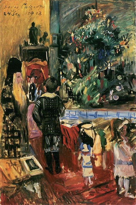 Lovis Corinth: Weihnachtsbescherung, 1913