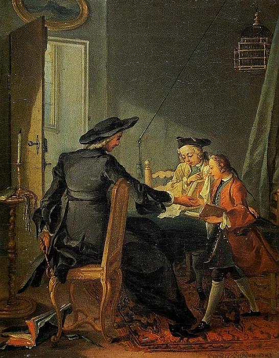 Michel-François Dandré-Bardon: Die Kindheit, 1743