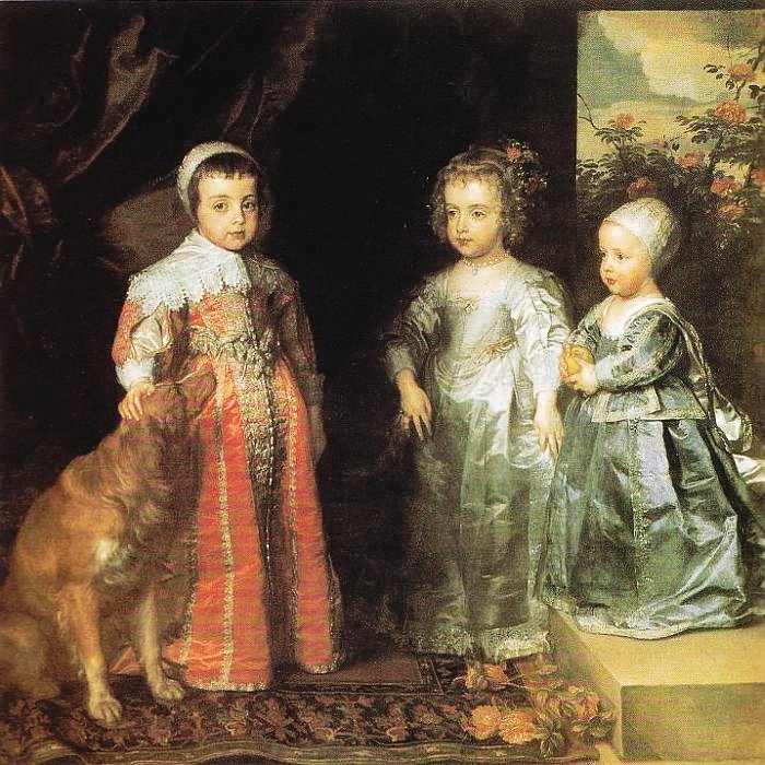 Anthonis van Dyck: Die drei ältesten Kinder Charles I., 1635