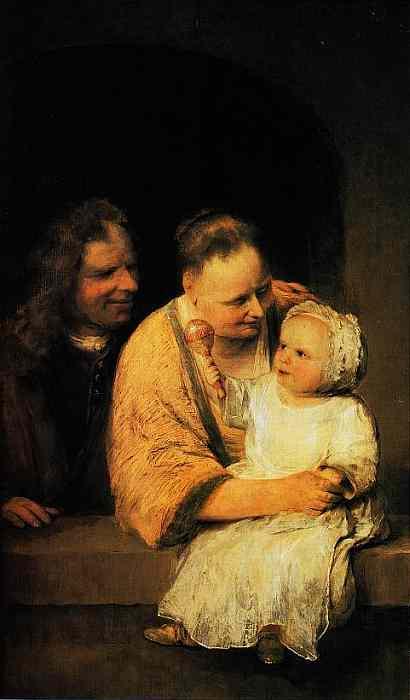 Arent de Gelder: Familiengruppe, um 1720