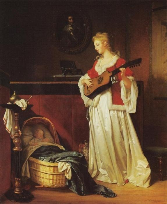 Marguerite G&eacute;rard: 'Schlaf mein Kind!', um 1788