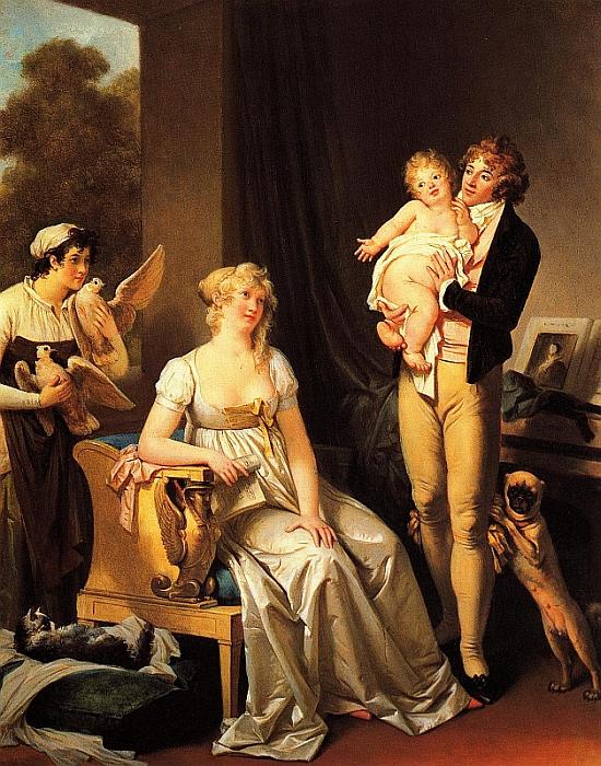 Marguerite G&eacute;rard: Der gl&uuml;ckliche Haushalt, 1795-1800