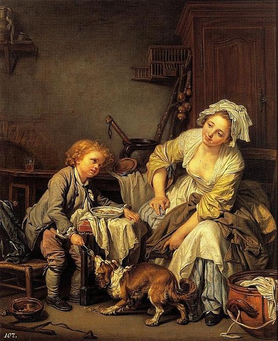 Jean-Baptiste Greuze: Das verwöhnte Kind, um 1760