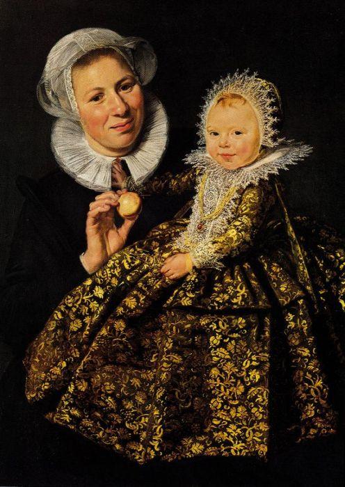 Frans Hals: Bildnis der Catharina Hooft mit ihrer Amme, 1616/17