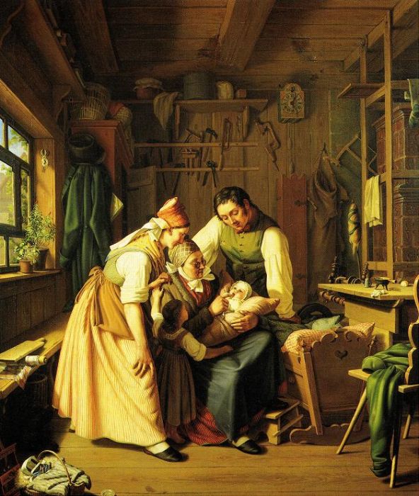 Johann Gottlieb Hantzsch: Der erste Zahn, 1834
