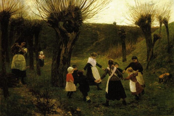 Leopold Graf von Kalckreuth: Kinderreigen, 1886