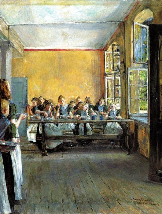 Gotthardt Kuehl: Im Danziger Waisenhaus, um 1900