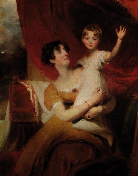 Thomas Lawrence: Lady Orde mit ihrer Tochter Anna Maria, um 1810