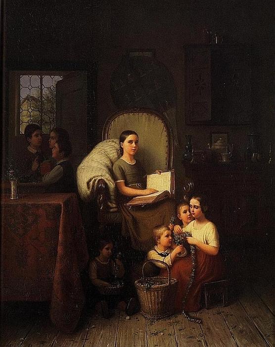 Joh.Georg Meyer von Bremen: Die Kinder des Senators Klugkist, 1845