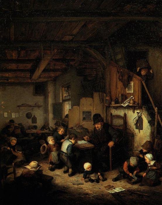 Adriaen van Ostade: Der Schulmeister, 1662