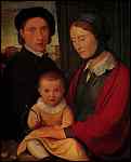 Johann Friedrich Overbeck, Selbstbildnis mit Familie, 1820/22