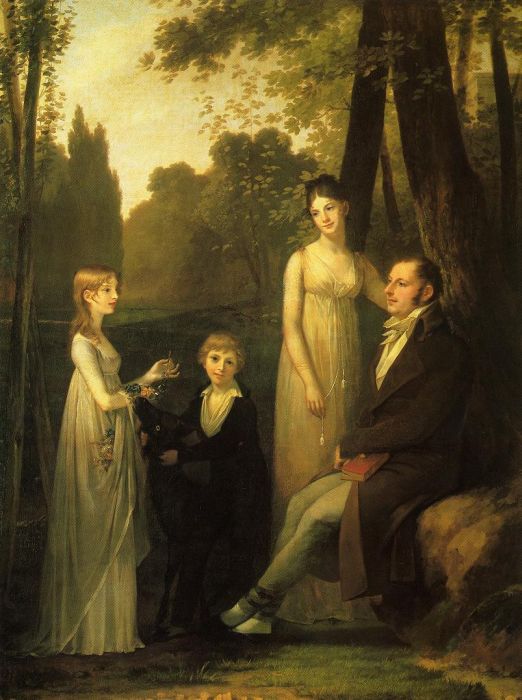Pierre-Paul Prud'hon: Rutger Jan Schimmelpenninck mit seiner Familie, 1801/02