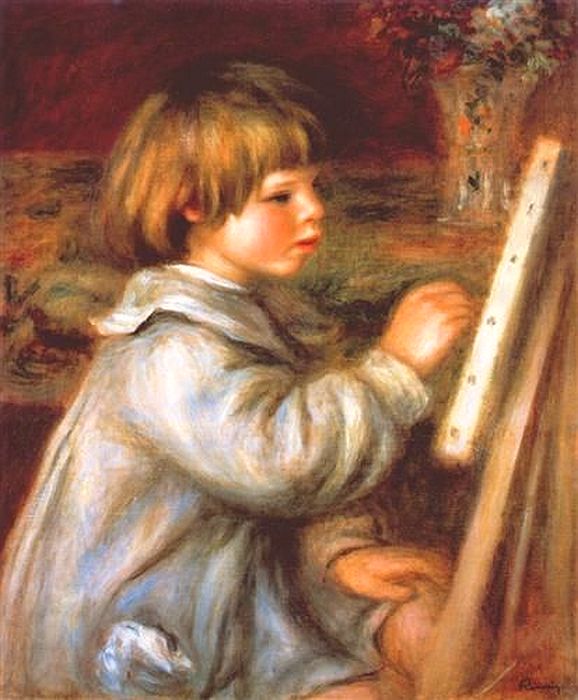 Pierre-Auguste Renoir: Claude vor der Staffelei, 1907