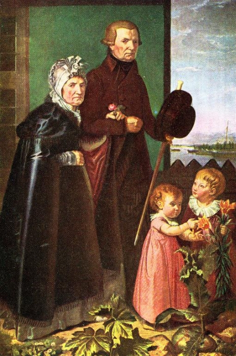 Philipp Otto Runge: Die Eltern des Künstlers, 1806