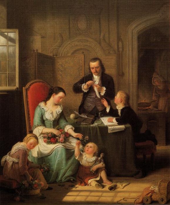 Heinrich von Rustige: Muttertag, 1867
