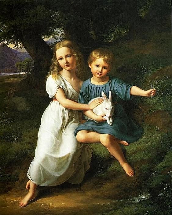 Friedrich Wilhelm von Schadow: Die Kinder des Künstlers, 1830