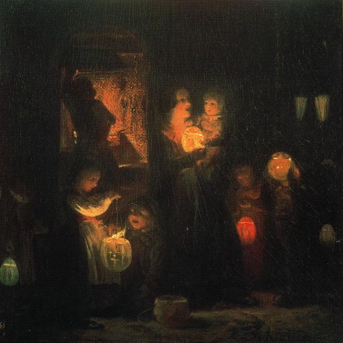 Peter Schwingen: Martinsabend (I), 1837