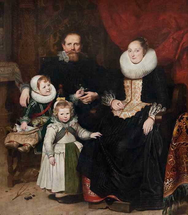 Cornelis de Vos: Die Familie des Künstlers, 1621