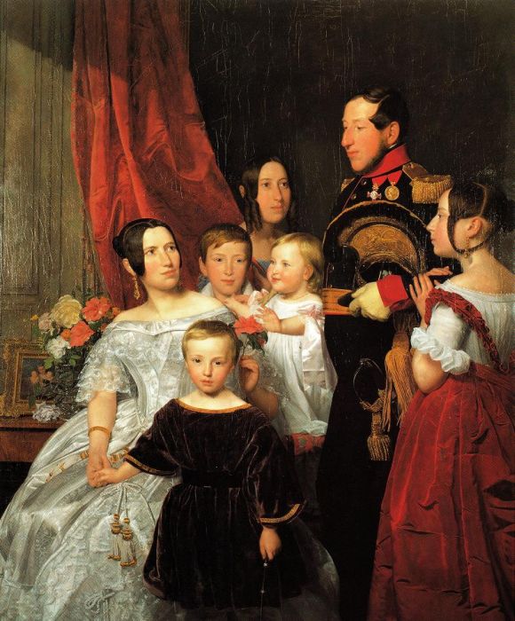 Ferdinand Georg Waldm&uuml;ller: Familie Gierster, 1838